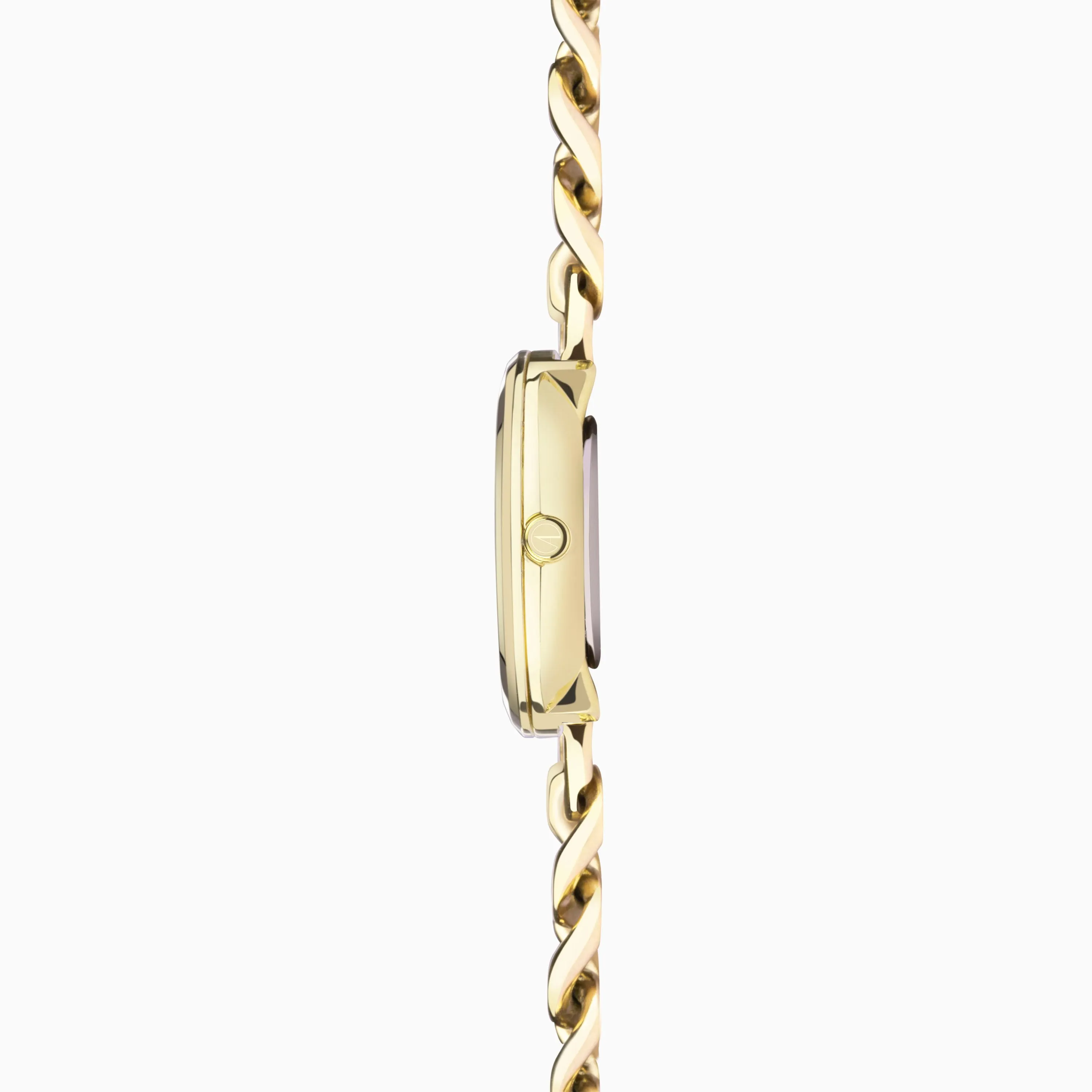 Accurist Jewellery Ladies Watch | Gold Case & Stainless Steel Bracelet with Green Malachite Dial | 28mm