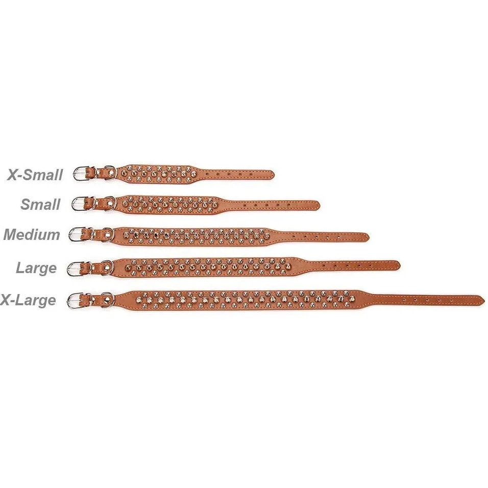 Adjustable Leather Pet Dog Neck Strap
