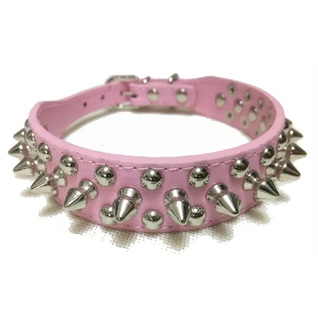 Adjustable Leather Pet Dog Neck Strap
