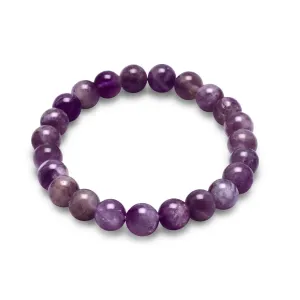 Amethyst Bead Fashion Bracelet