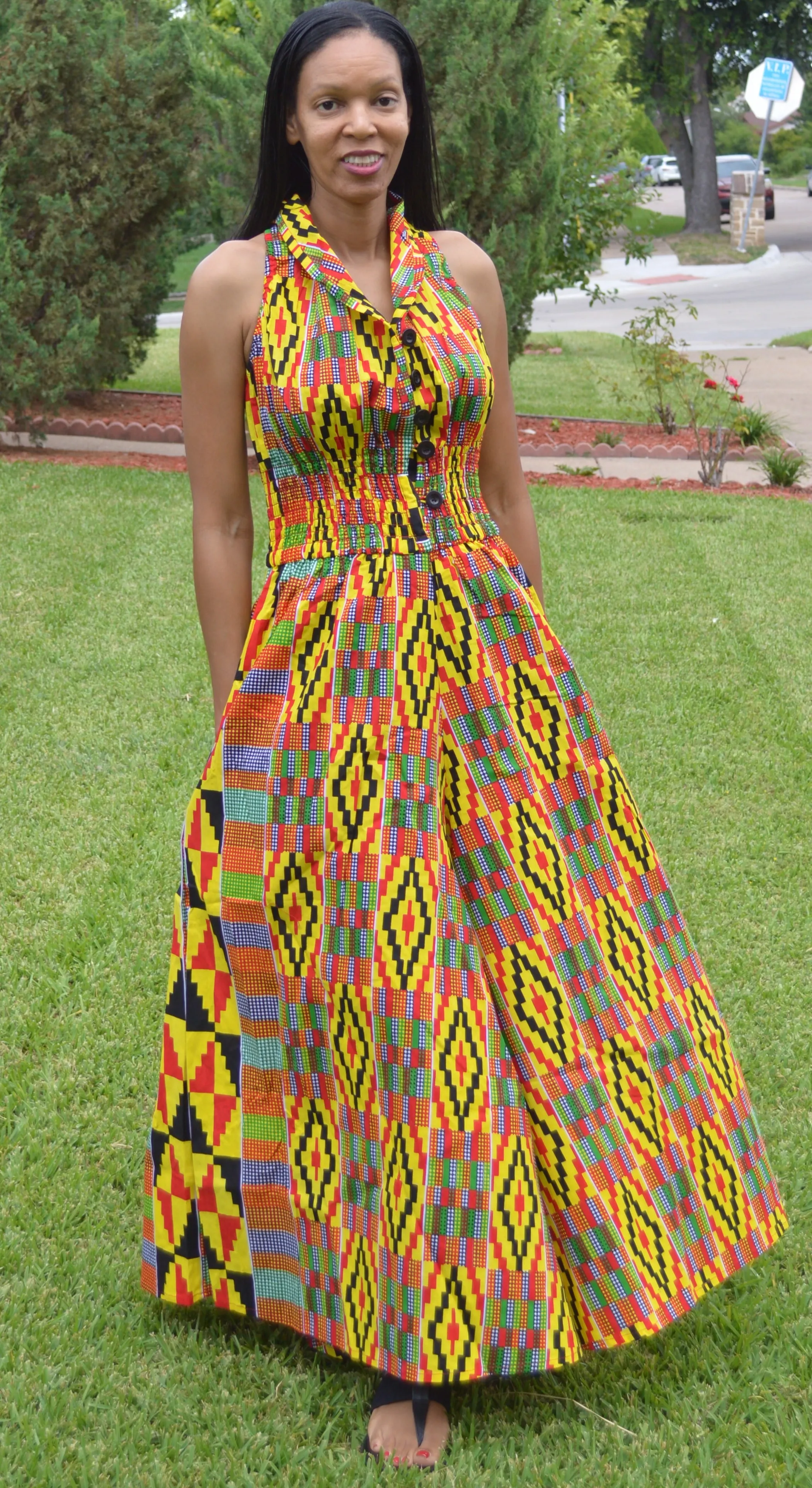 Ankara Print Jumpsuit