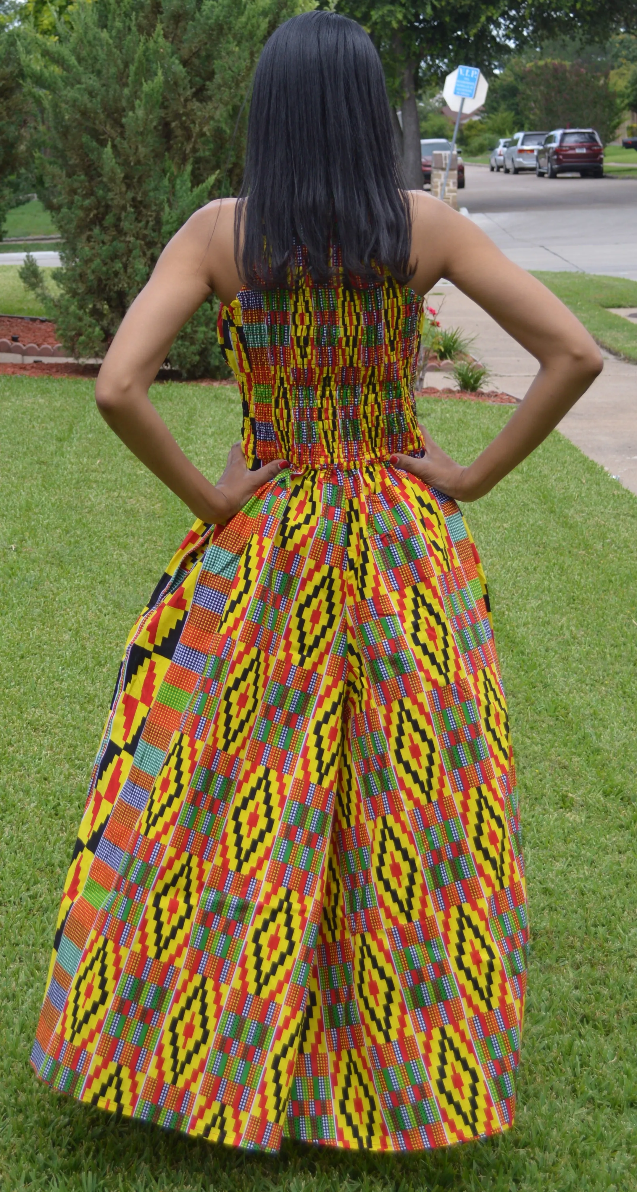 Ankara Print Jumpsuit