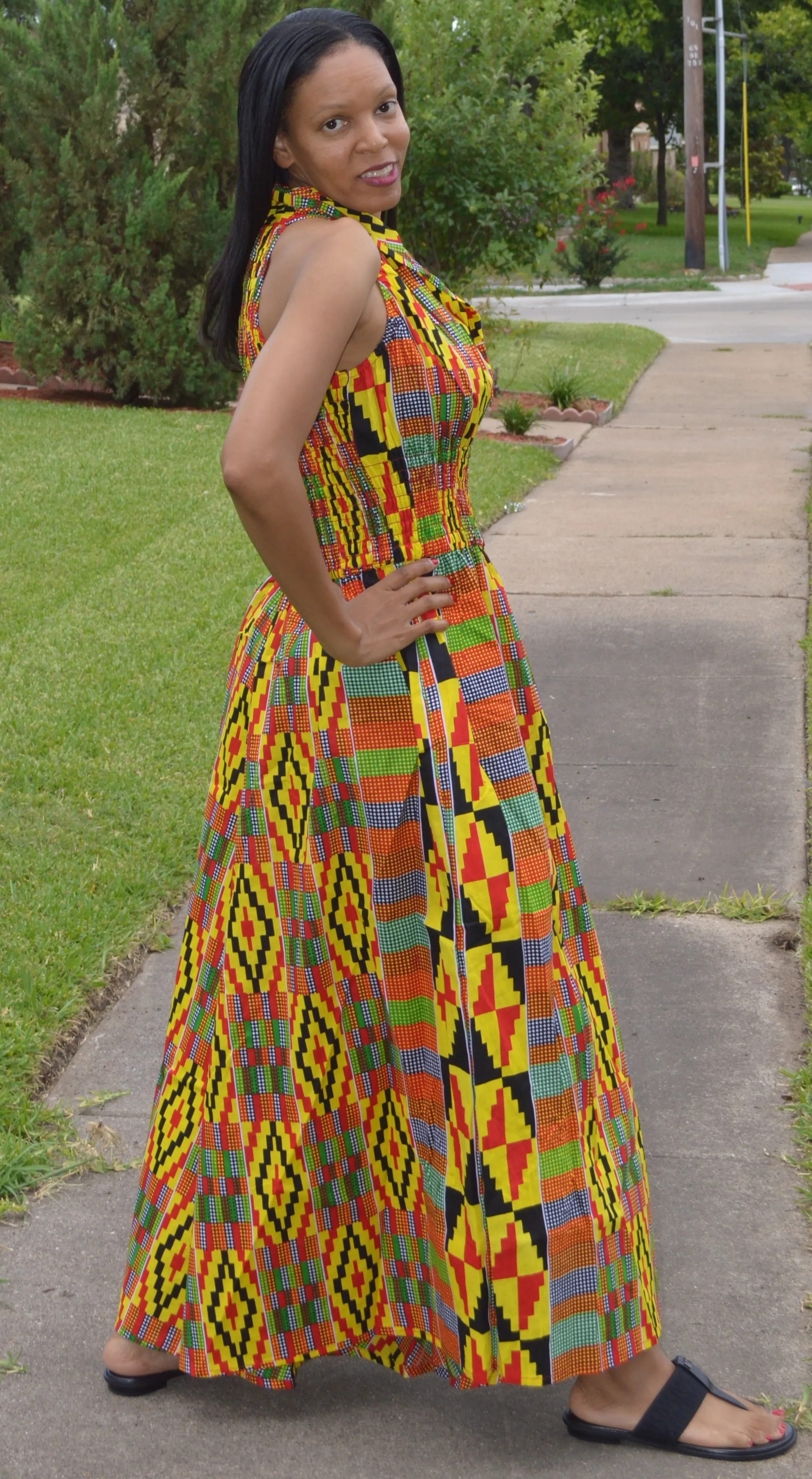 Ankara Print Jumpsuit