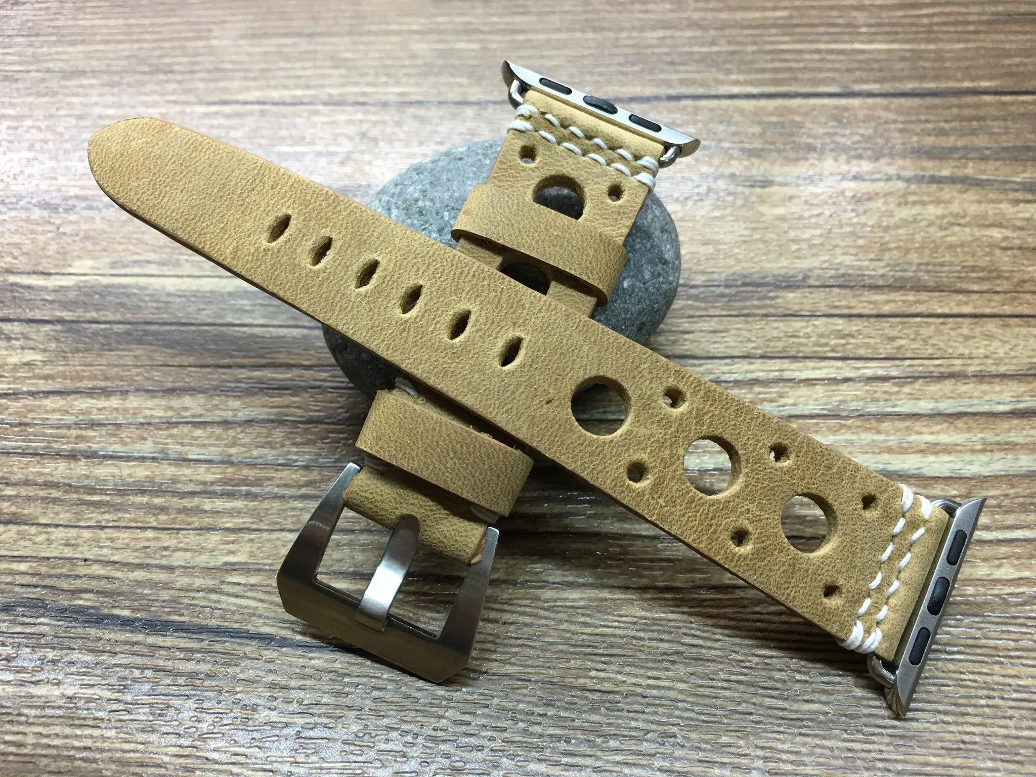 Apple Watch Stainless Steel Silver 42mm 44mm, Apple Watch Band Strap, Racing Rally Watch Strap For Apple Watch 38mm, 40mm