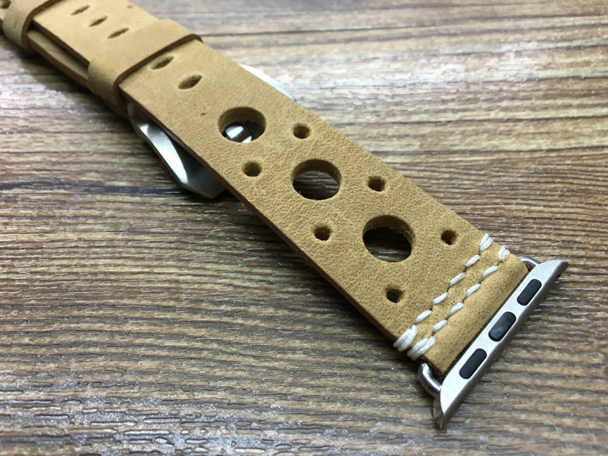 Apple Watch Stainless Steel Silver 42mm 44mm, Apple Watch Band Strap, Racing Rally Watch Strap For Apple Watch 38mm, 40mm