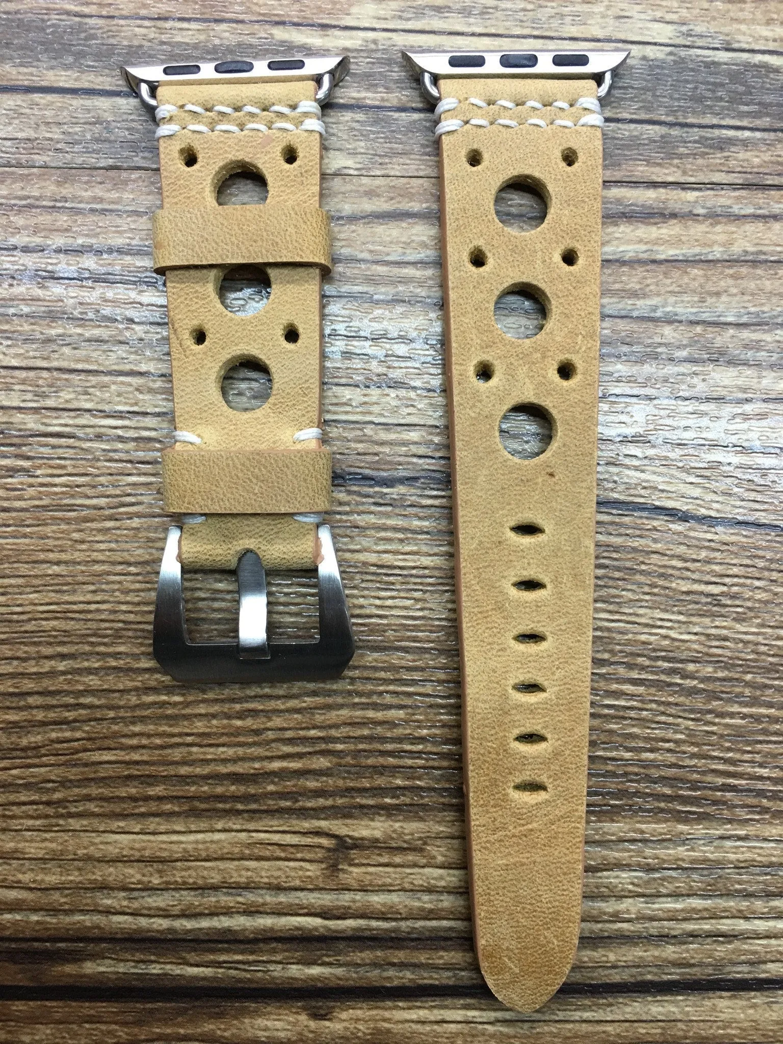 Apple Watch Stainless Steel Silver 42mm 44mm, Apple Watch Band Strap, Racing Rally Watch Strap For Apple Watch 38mm, 40mm