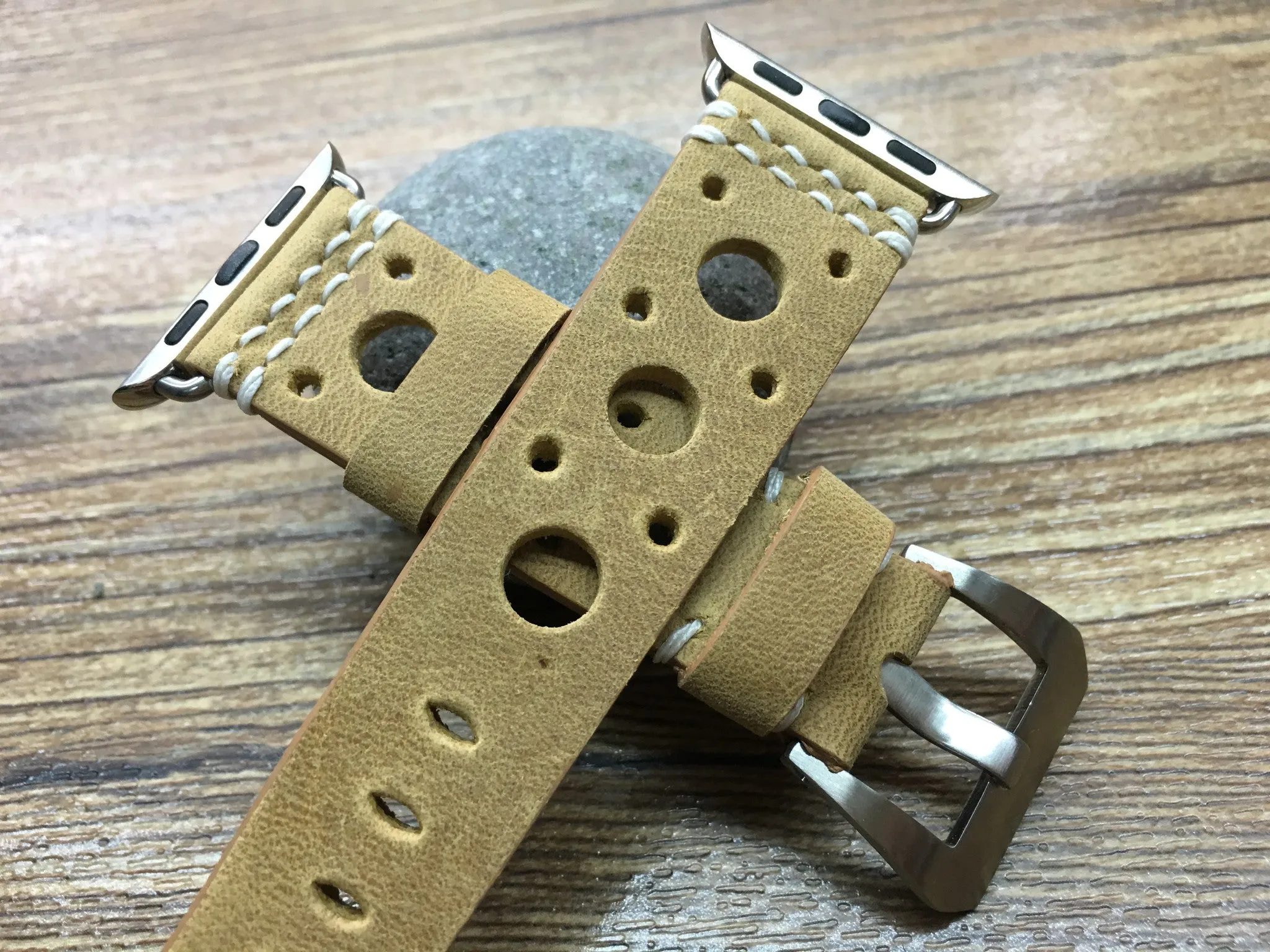 Apple Watch Stainless Steel Silver 42mm 44mm, Apple Watch Band Strap, Racing Rally Watch Strap For Apple Watch 38mm, 40mm