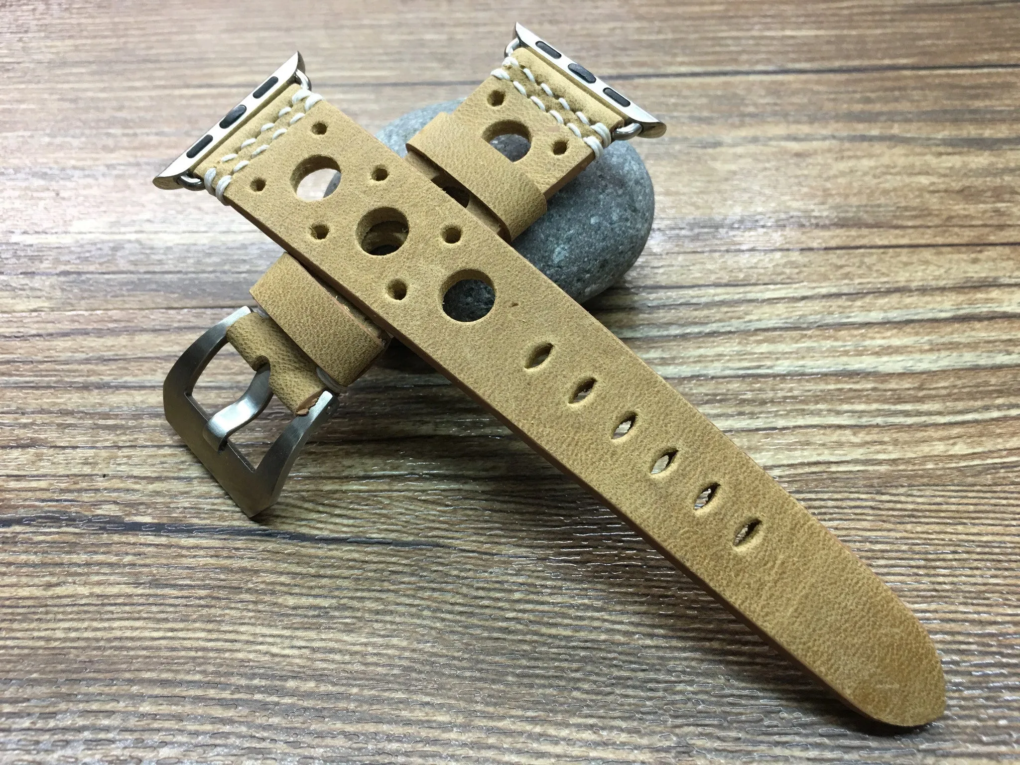 Apple Watch Stainless Steel Silver 42mm 44mm, Apple Watch Band Strap, Racing Rally Watch Strap For Apple Watch 38mm, 40mm