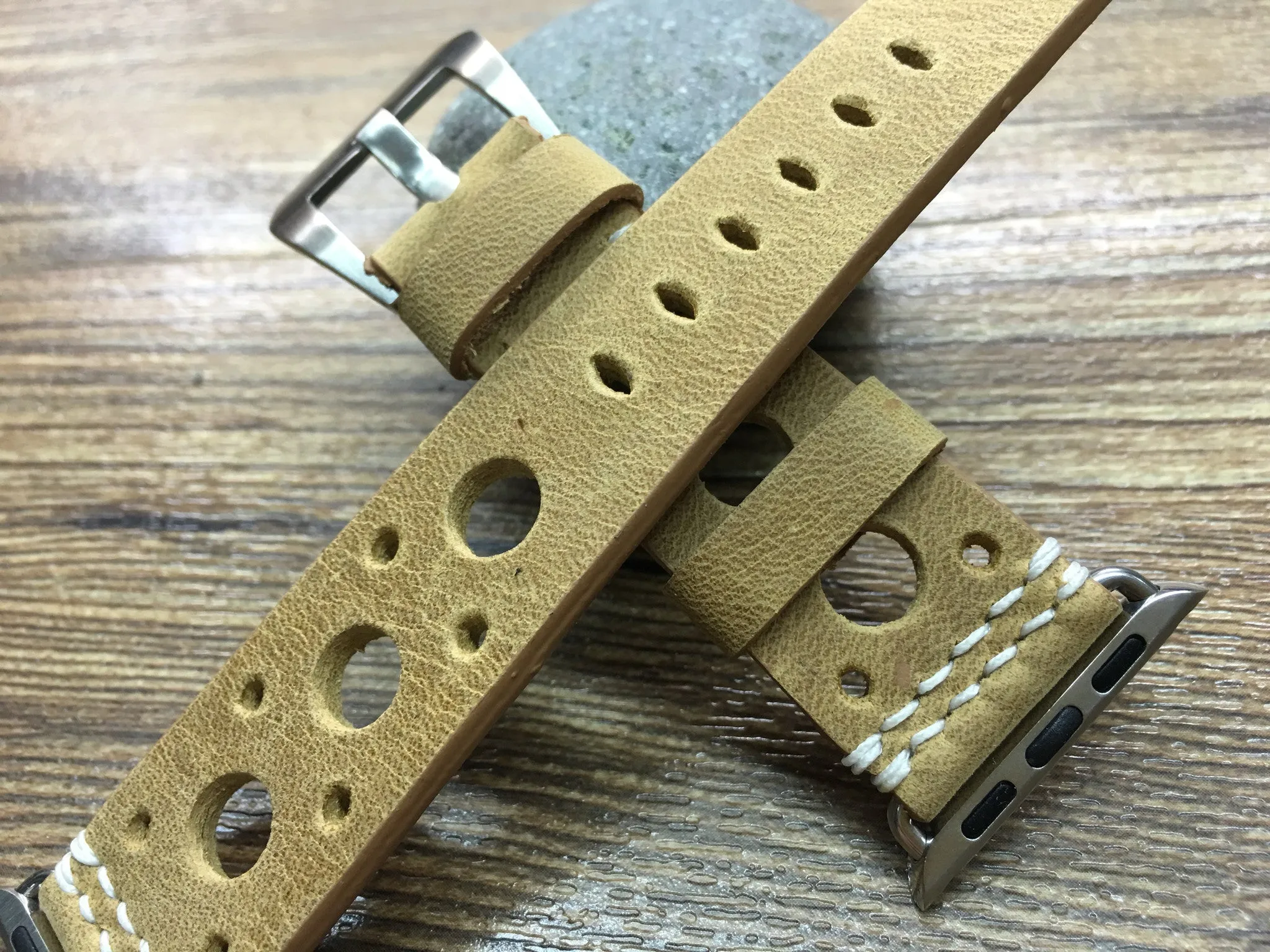 Apple Watch Stainless Steel Silver 42mm 44mm, Apple Watch Band Strap, Racing Rally Watch Strap For Apple Watch 38mm, 40mm