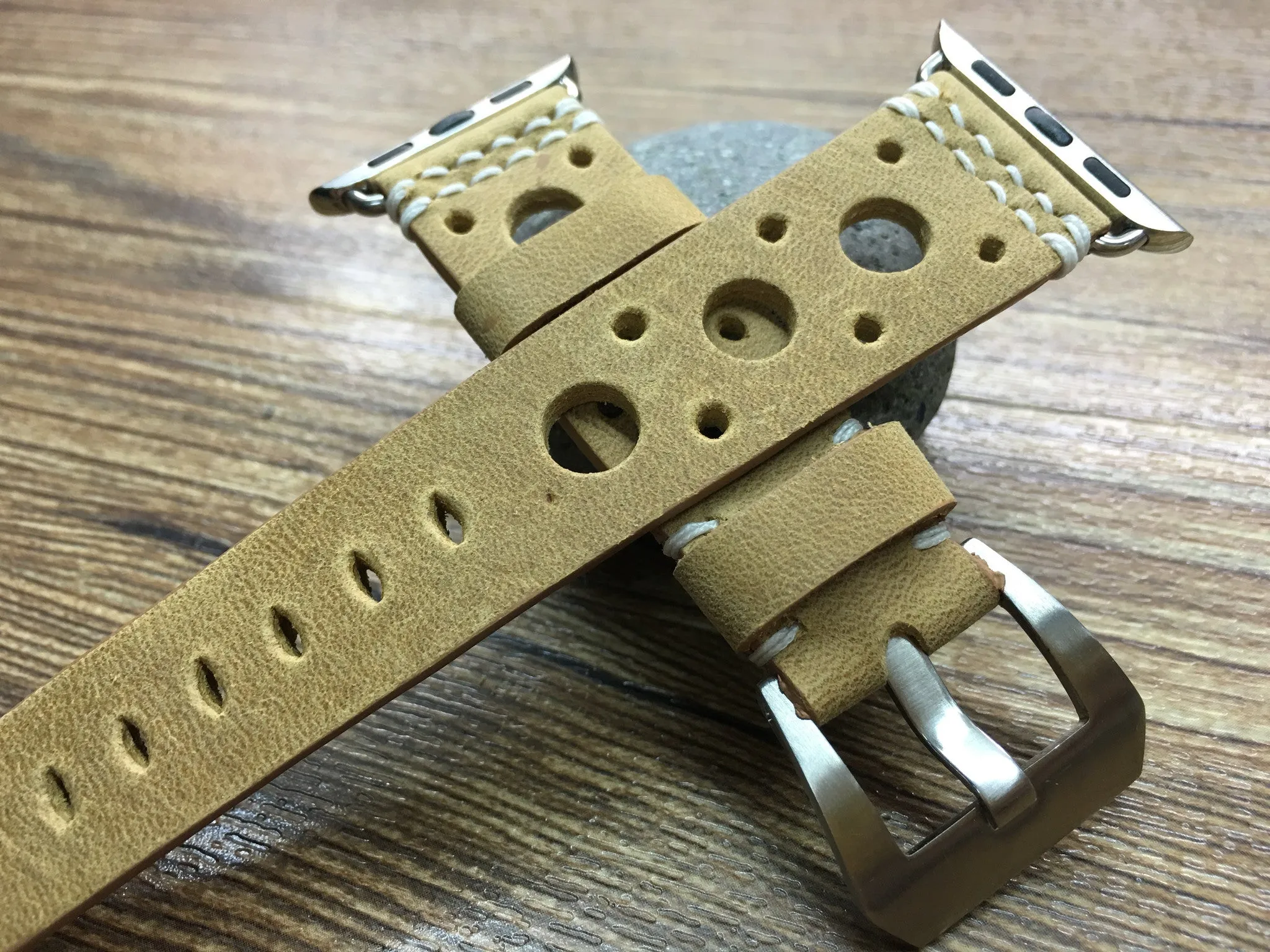 Apple Watch Stainless Steel Silver 42mm 44mm, Apple Watch Band Strap, Racing Rally Watch Strap For Apple Watch 38mm, 40mm