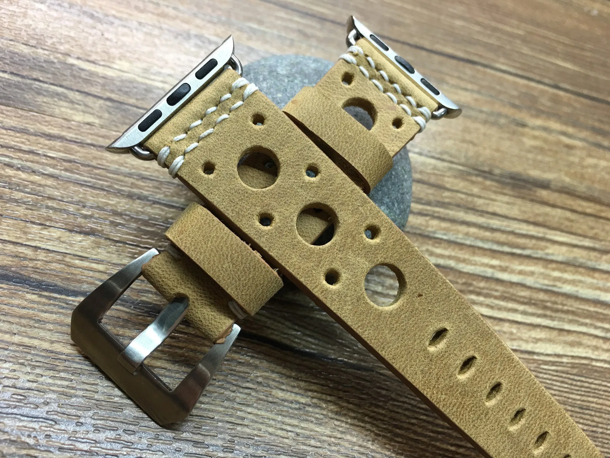 Apple Watch Stainless Steel Silver 42mm 44mm, Apple Watch Band Strap, Racing Rally Watch Strap For Apple Watch 38mm, 40mm