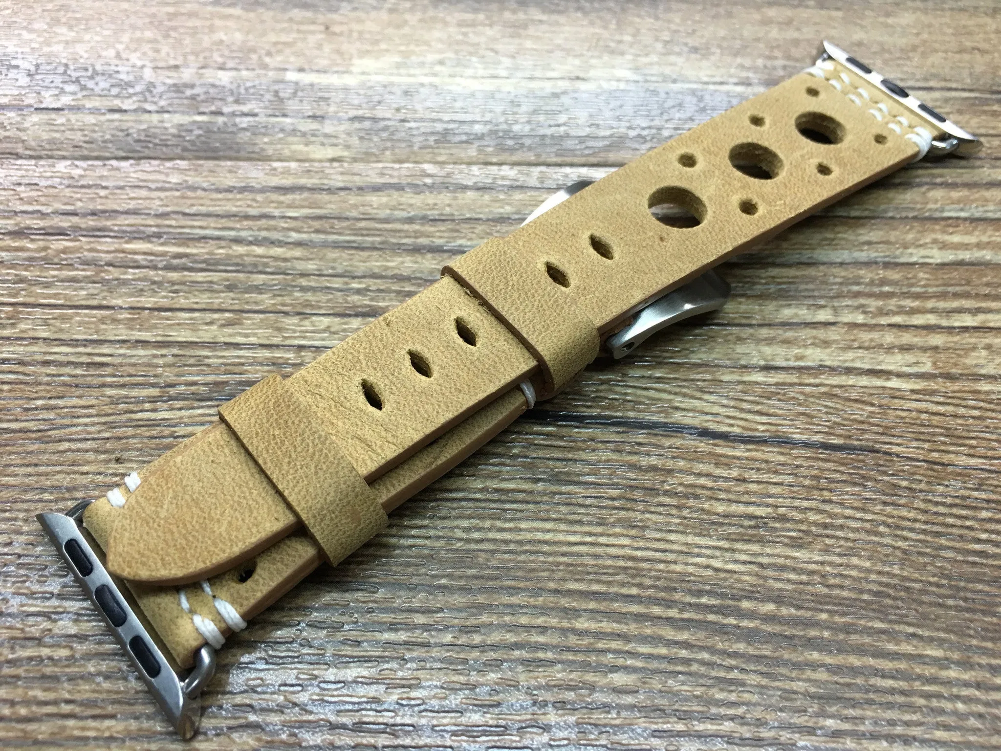 Apple Watch Stainless Steel Silver 42mm 44mm, Apple Watch Band Strap, Racing Rally Watch Strap For Apple Watch 38mm, 40mm