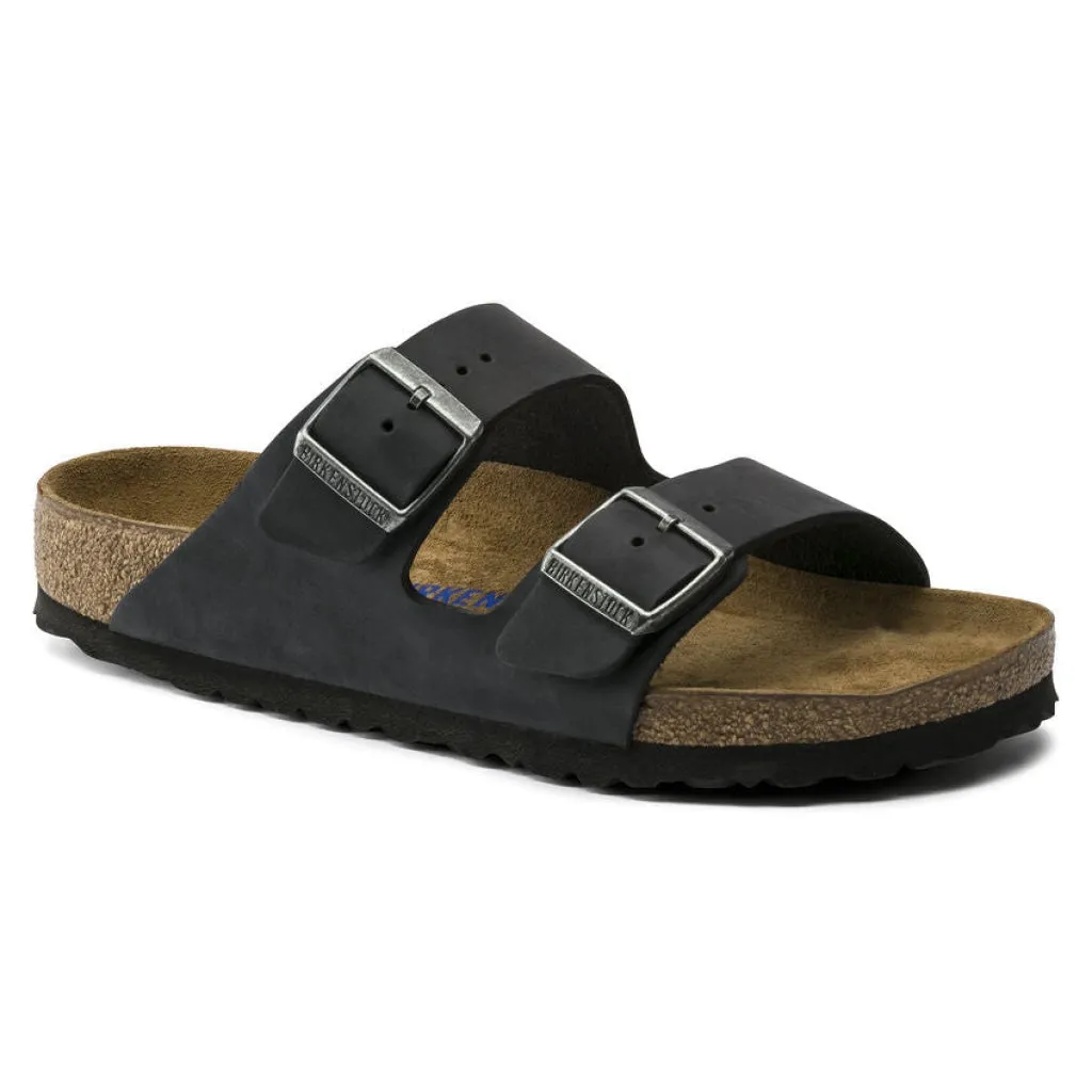 Arizona - Black Nubuck Leather