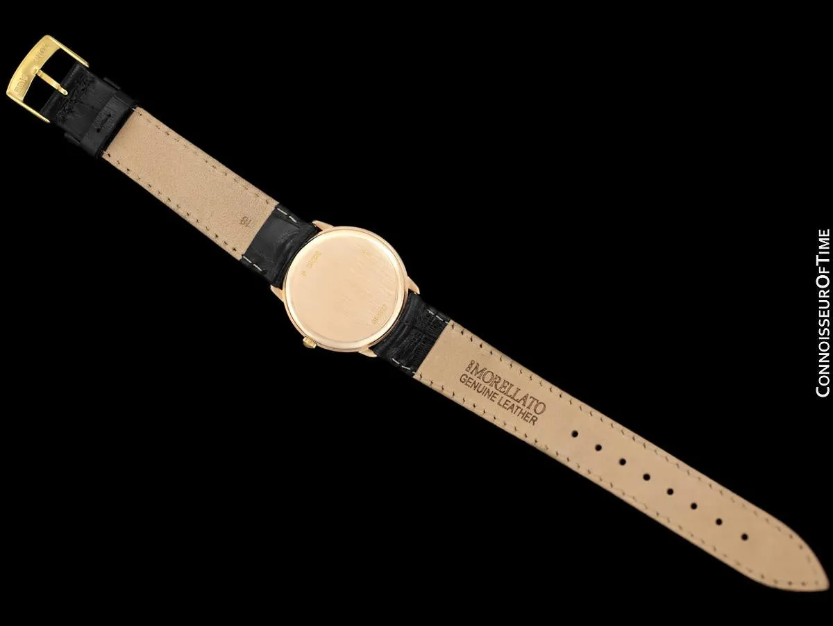 Audemars Piguet Round Midsize Mens Dress Watch - 18K Rose Gold