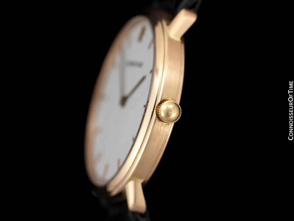 Audemars Piguet Round Midsize Mens Dress Watch - 18K Rose Gold