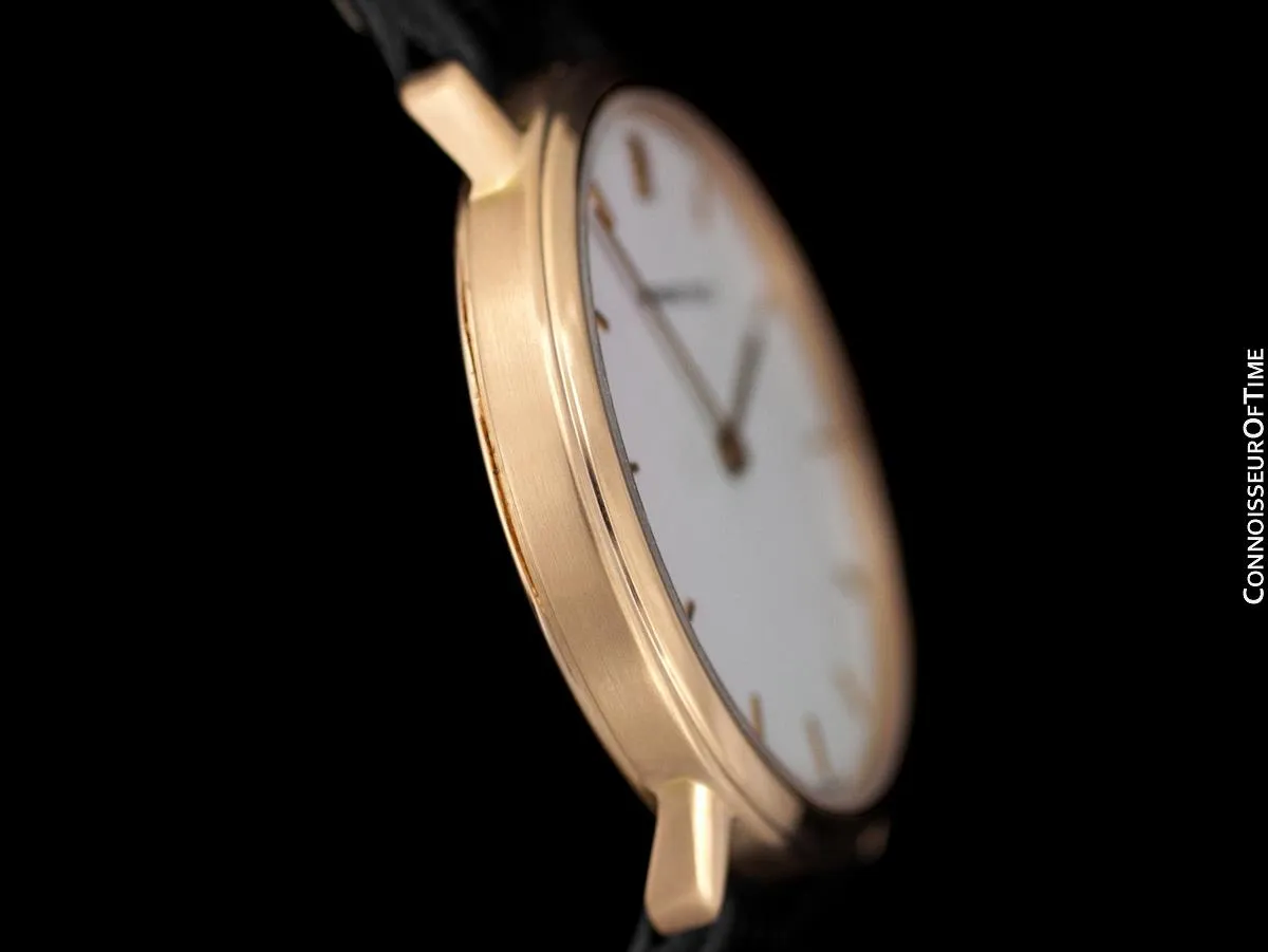 Audemars Piguet Round Midsize Mens Dress Watch - 18K Rose Gold