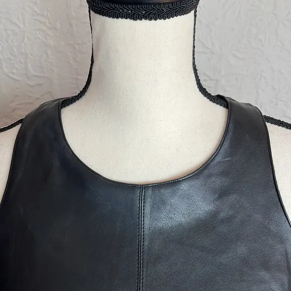 Bailey 44 Gondala Plaid Vegan Leather Dress