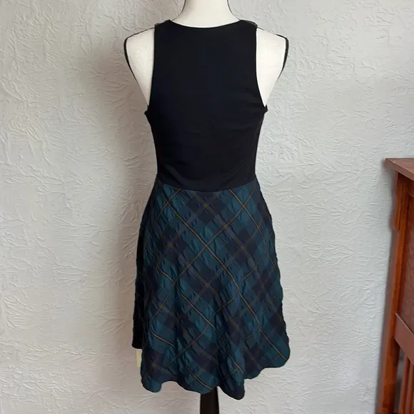 Bailey 44 Gondala Plaid Vegan Leather Dress