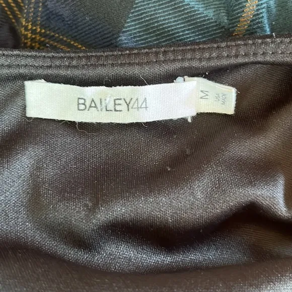 Bailey 44 Gondala Plaid Vegan Leather Dress