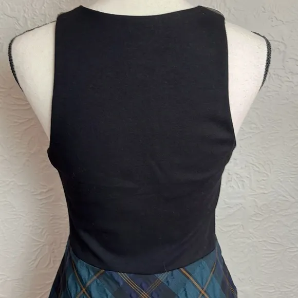 Bailey 44 Gondala Plaid Vegan Leather Dress
