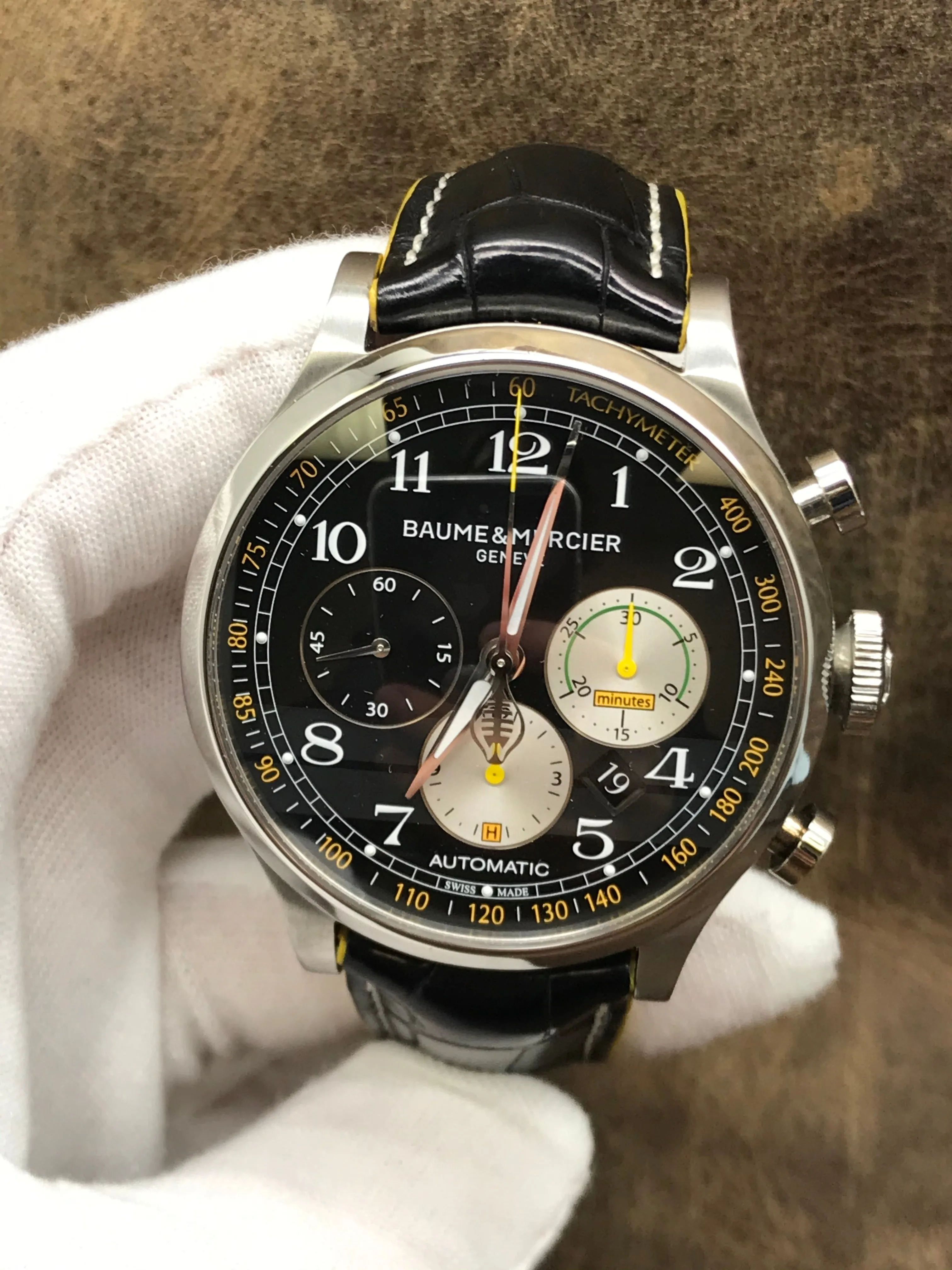 Baume & Mercier Capeland M0A10281 Black Dial Automatic  Men's Watch