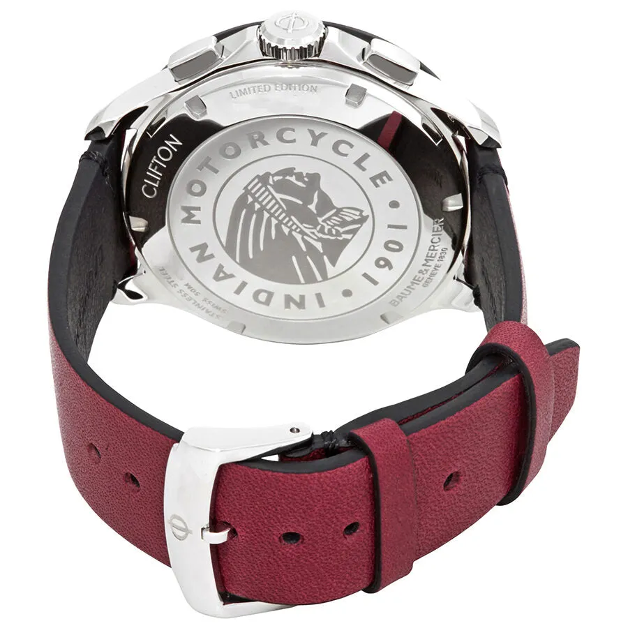 Baume et Mercier Limited Edition Clifton Chronograph Automatic Silver Dial Men's Watch 10404 A10404