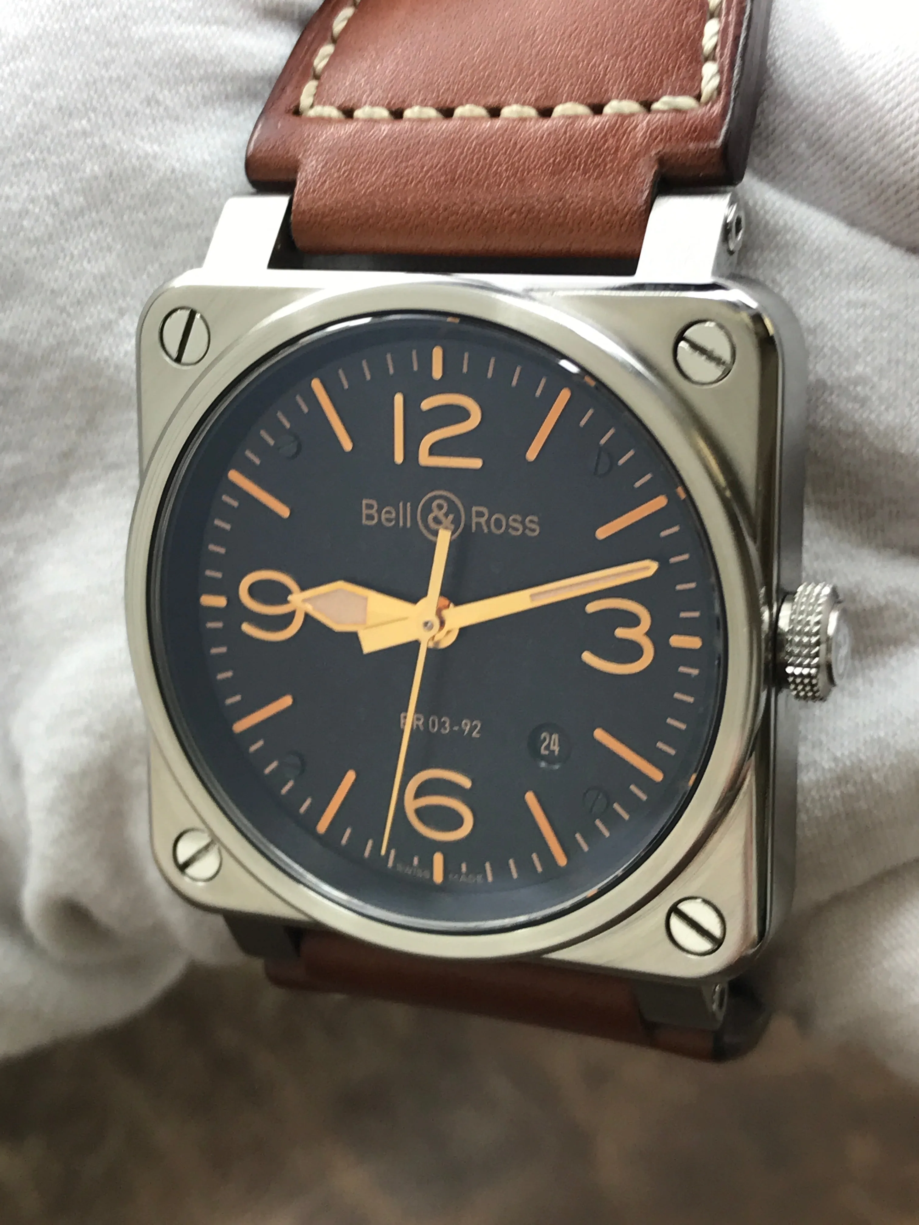 Bell & Ross Golden Heritage  BR0392 Black Dial Automatic Men's Watch