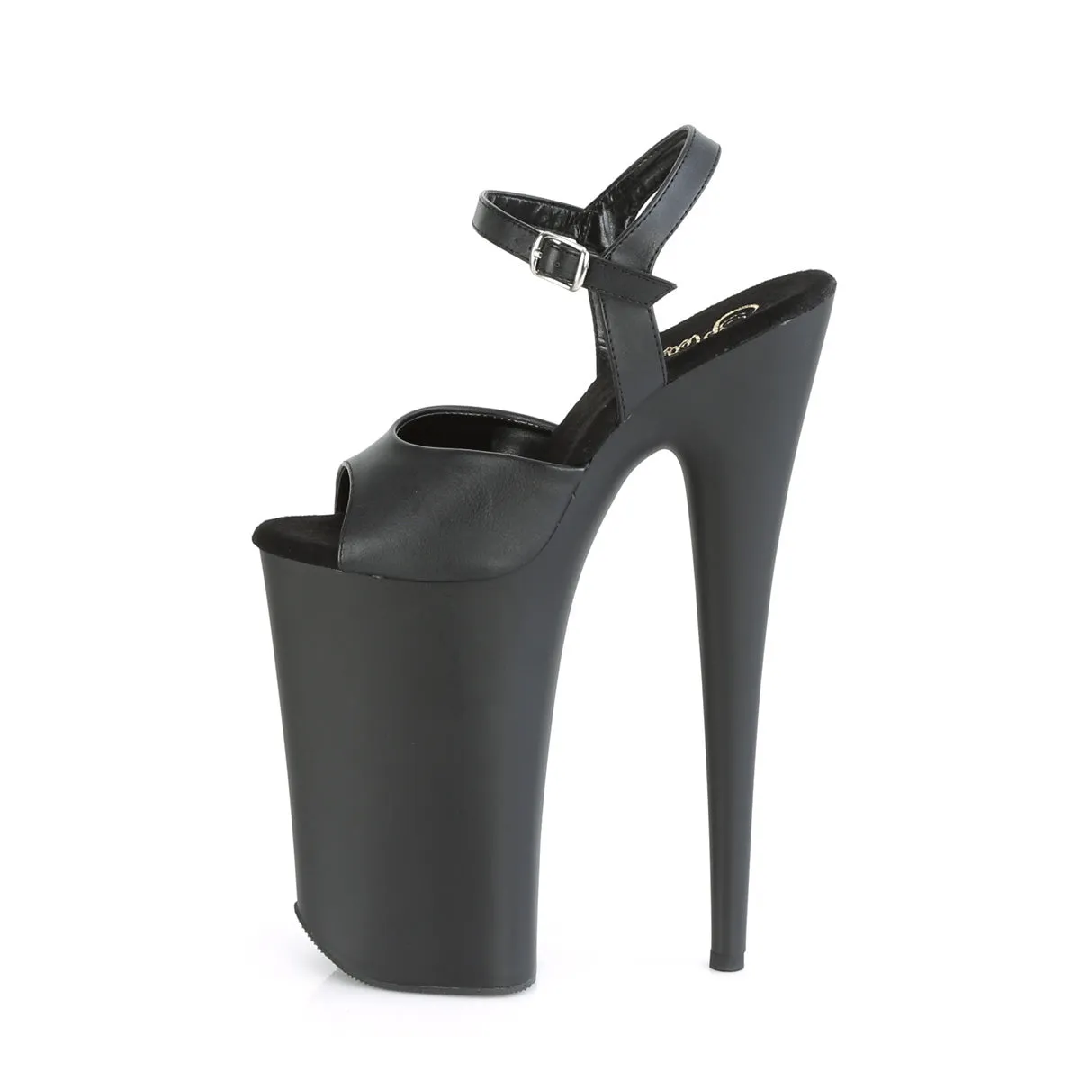 BEYOND-009  Black Faux Leather/Black Matte