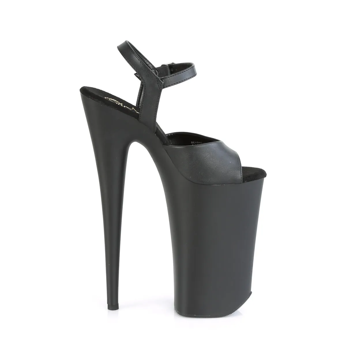 BEYOND-009  Black Faux Leather/Black Matte