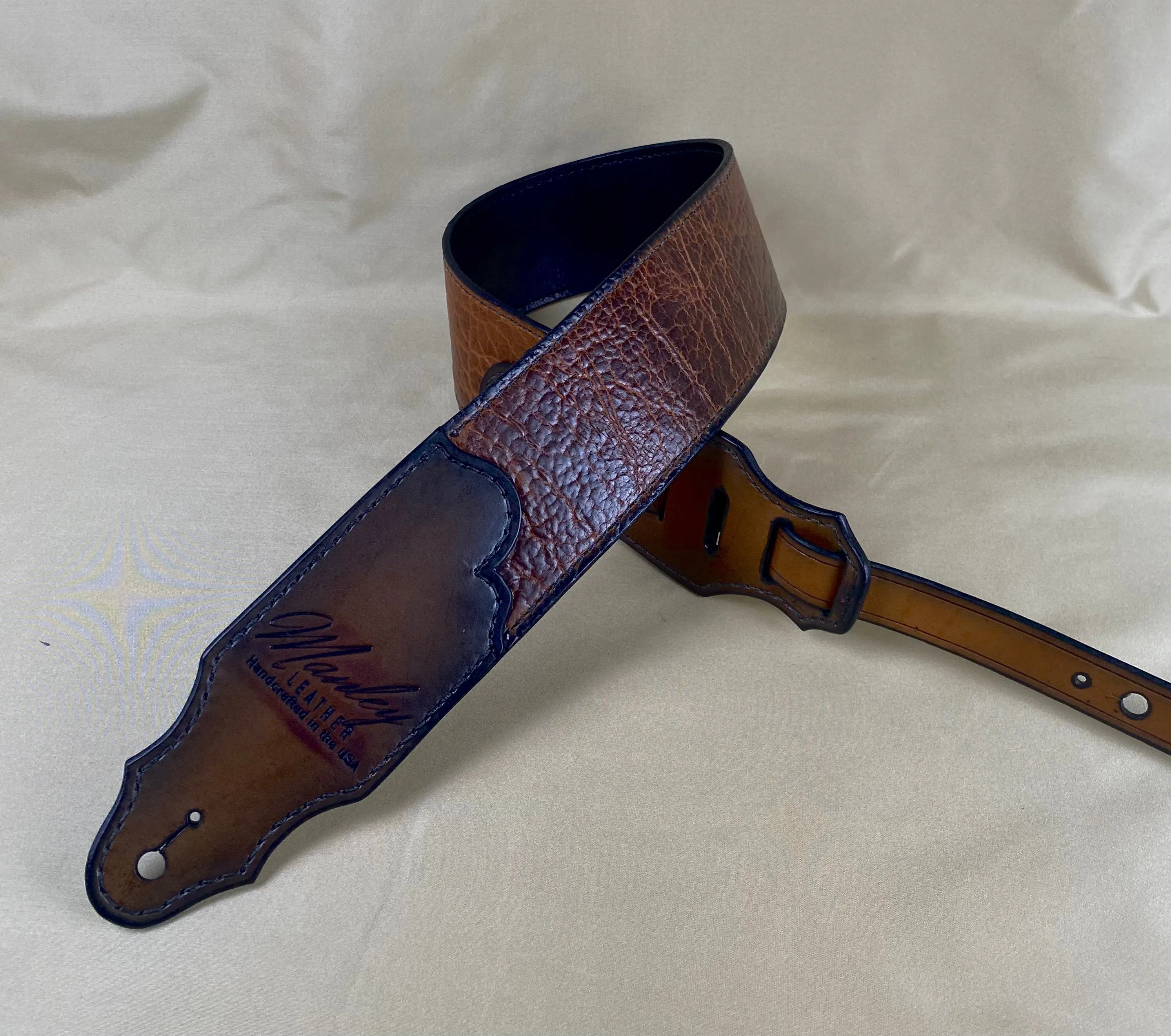 Bison Leather Guitar Strap