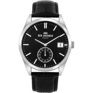 Black Leather Watch
