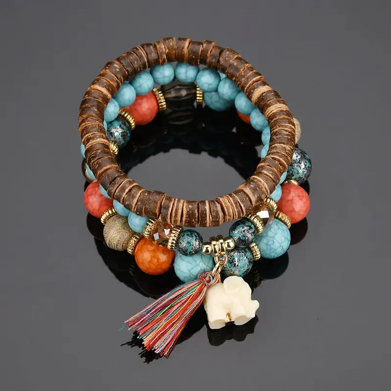 Boho Chic Acrylic Bangles