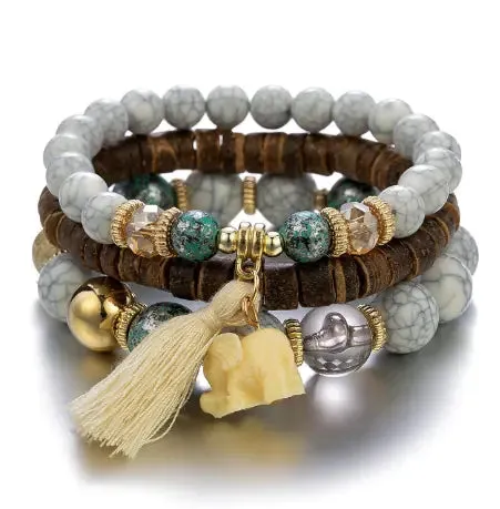Boho Chic Acrylic Bangles
