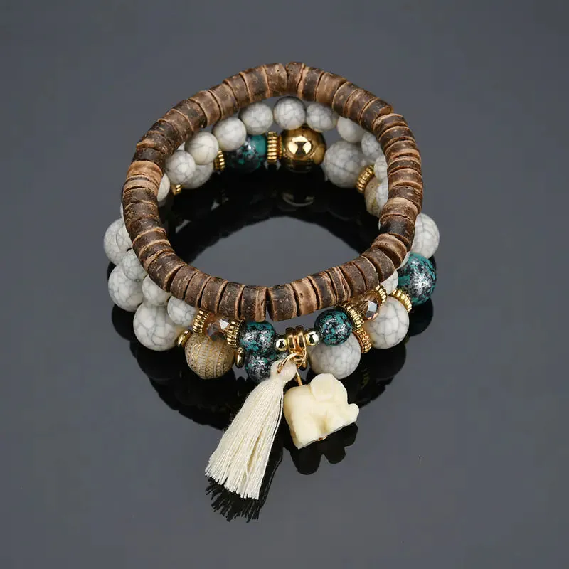 Boho Chic Acrylic Bangles