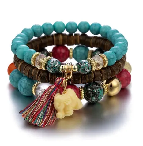Boho Chic Acrylic Bangles