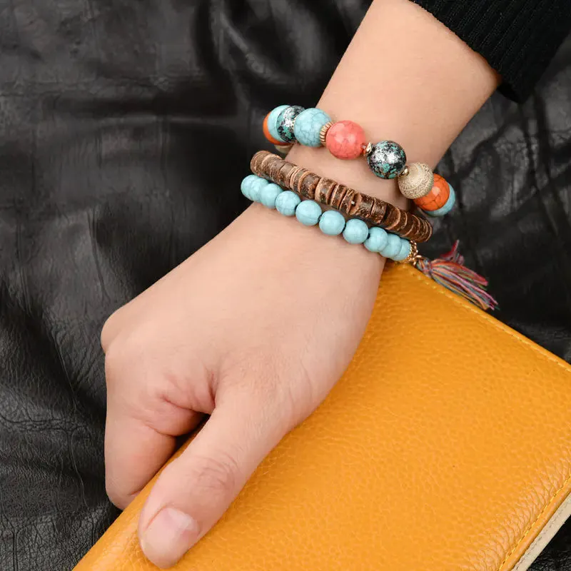 Boho Chic Acrylic Bangles