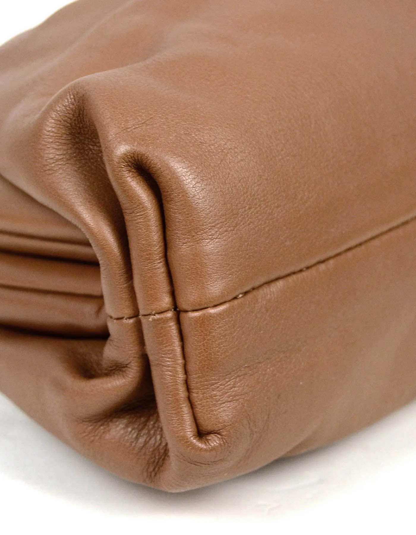 Bottega Veneta Brown Butter Leather The Mini Pouch Crossbody Bag