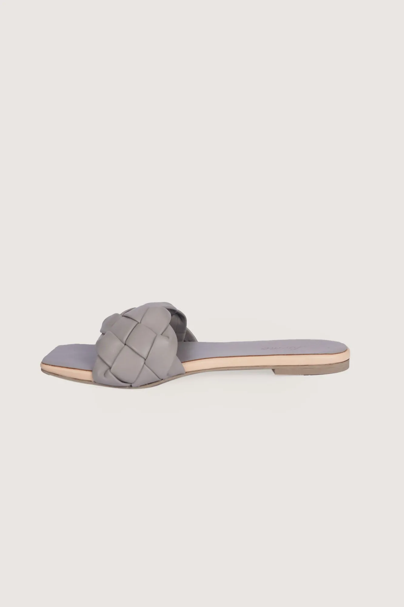 Braided Strap Square Toe Sandals