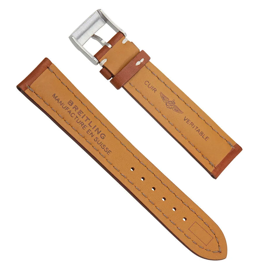 Breitling 20/18 MM Brown Leather Strap 425X-A18BA 425X-A18BA.1