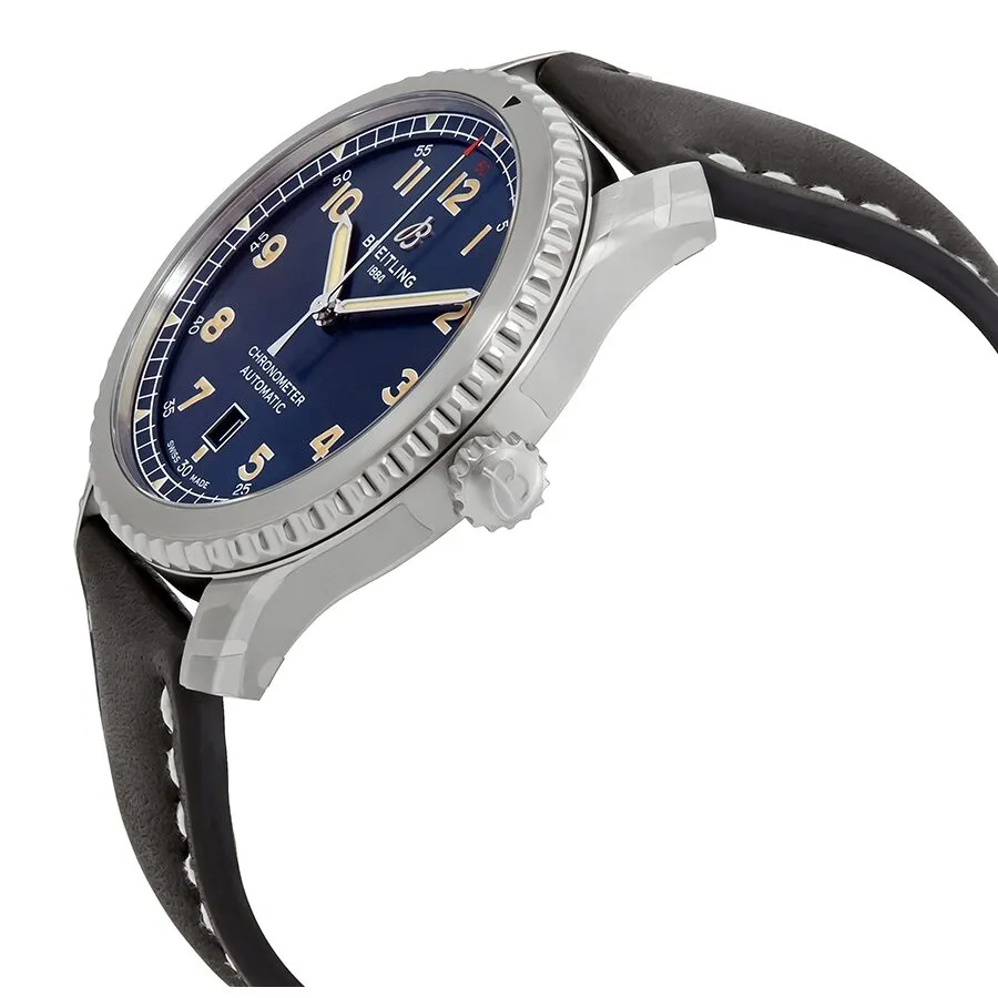 Breitling Avaitor 8 Automatic Chronometer Blue Dial Men's Watch A17315101C1X2