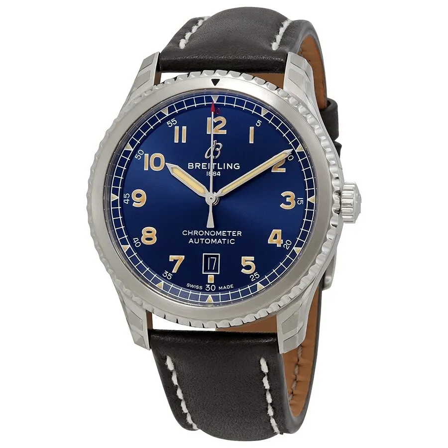 Breitling Avaitor 8 Automatic Chronometer Blue Dial Men's Watch A17315101C1X2