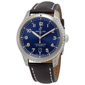 Breitling Avaitor 8 Automatic Chronometer Blue Dial Men's Watch A17315101C1X2