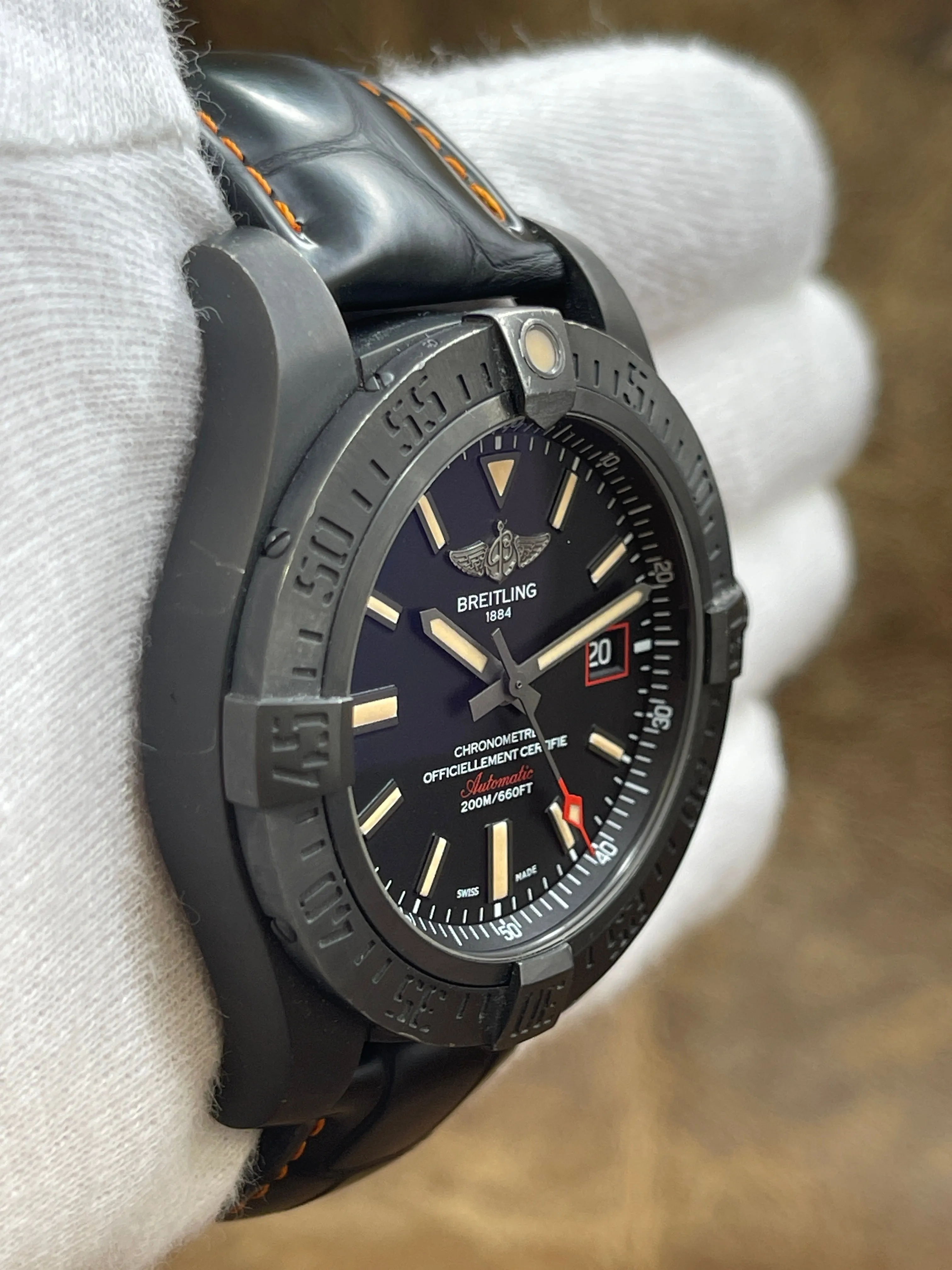Breitling Avenger Blackbird V17311 Black Dial Automatic Men's Watch