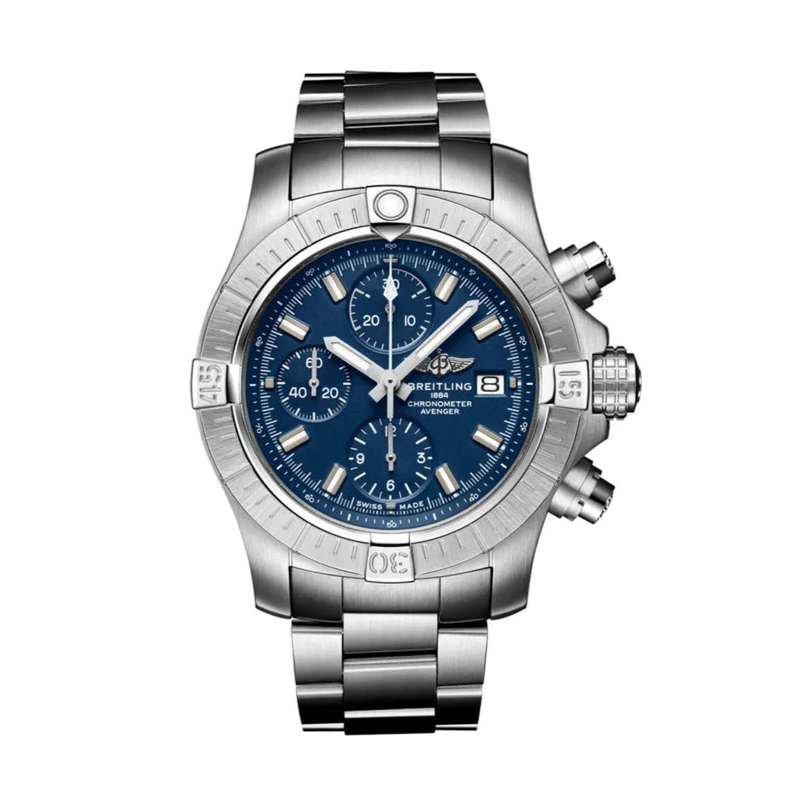 Breitling Avenger Watch with Blue Dial, 43mm