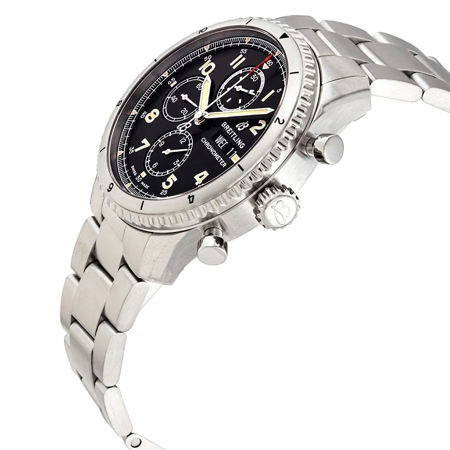 Breitling Aviator 8 Chronograph Automatic Chronometer Black Dial Men's Watch A13316101B1A1