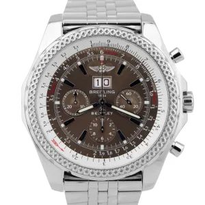 Breitling Bentley 6.75 Chronograph Havana Brown Automatic A44362 48.7mm Watch