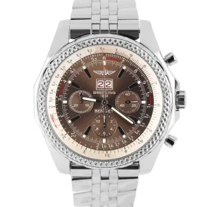 Breitling Bentley 6.75 Chronograph PAPERS Havana Brown 48.7mm A4436212 Watch