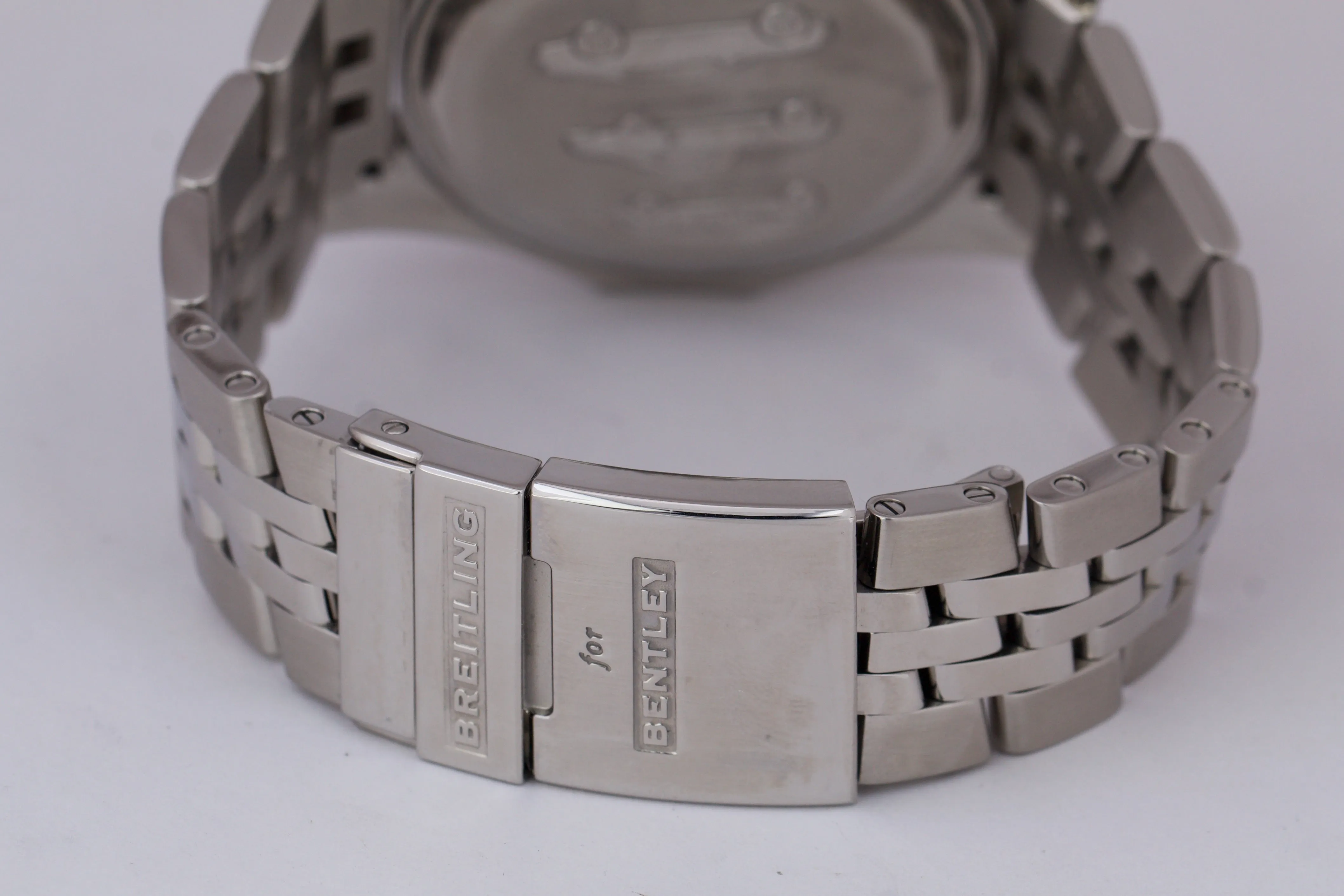 Breitling Bentley Chronograph Gray Stainless Steel Date 48mm Watch A25363 BP