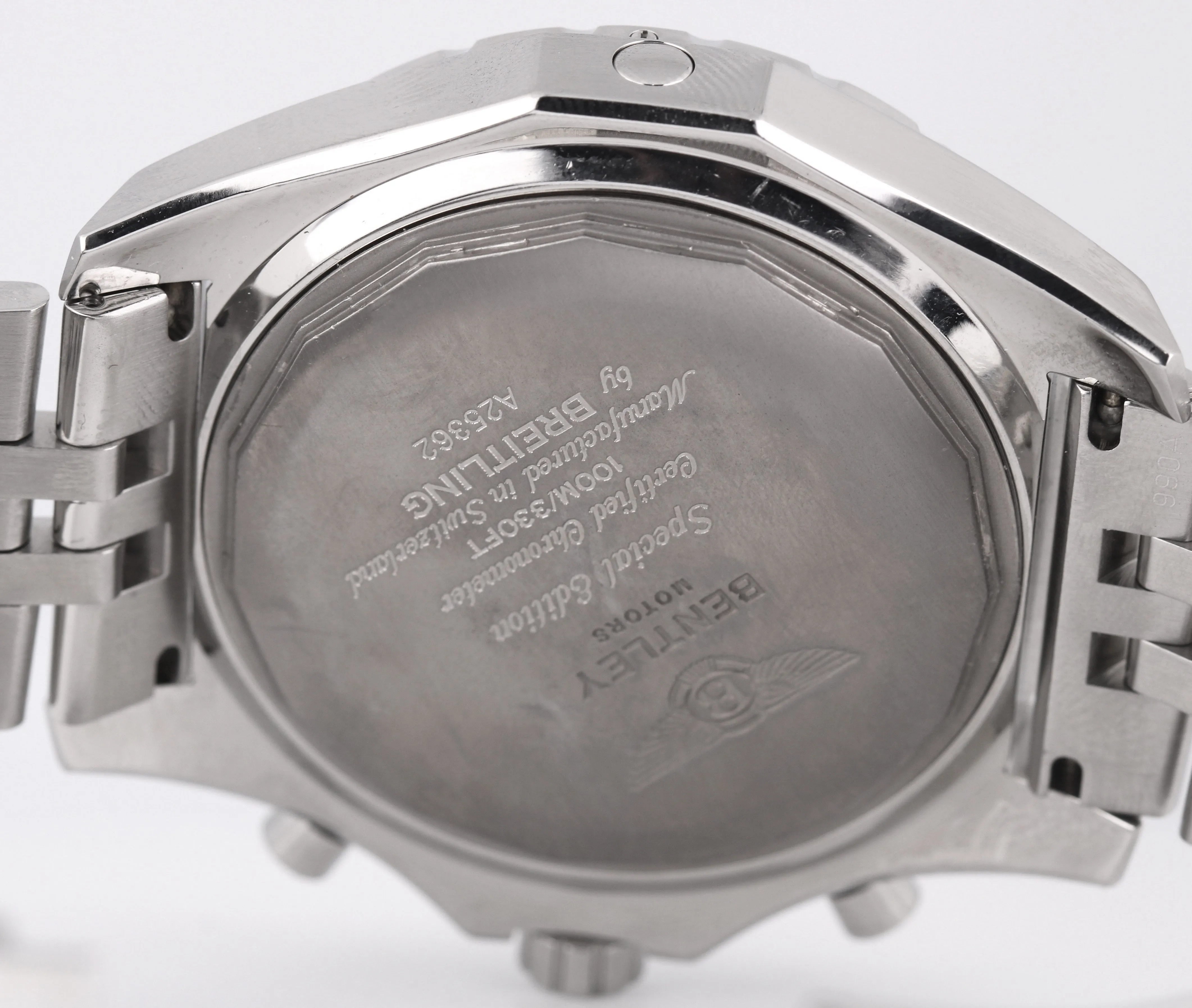 Breitling Bentley Chronograph Special Edition 48mm White A25362 Stainless Watch
