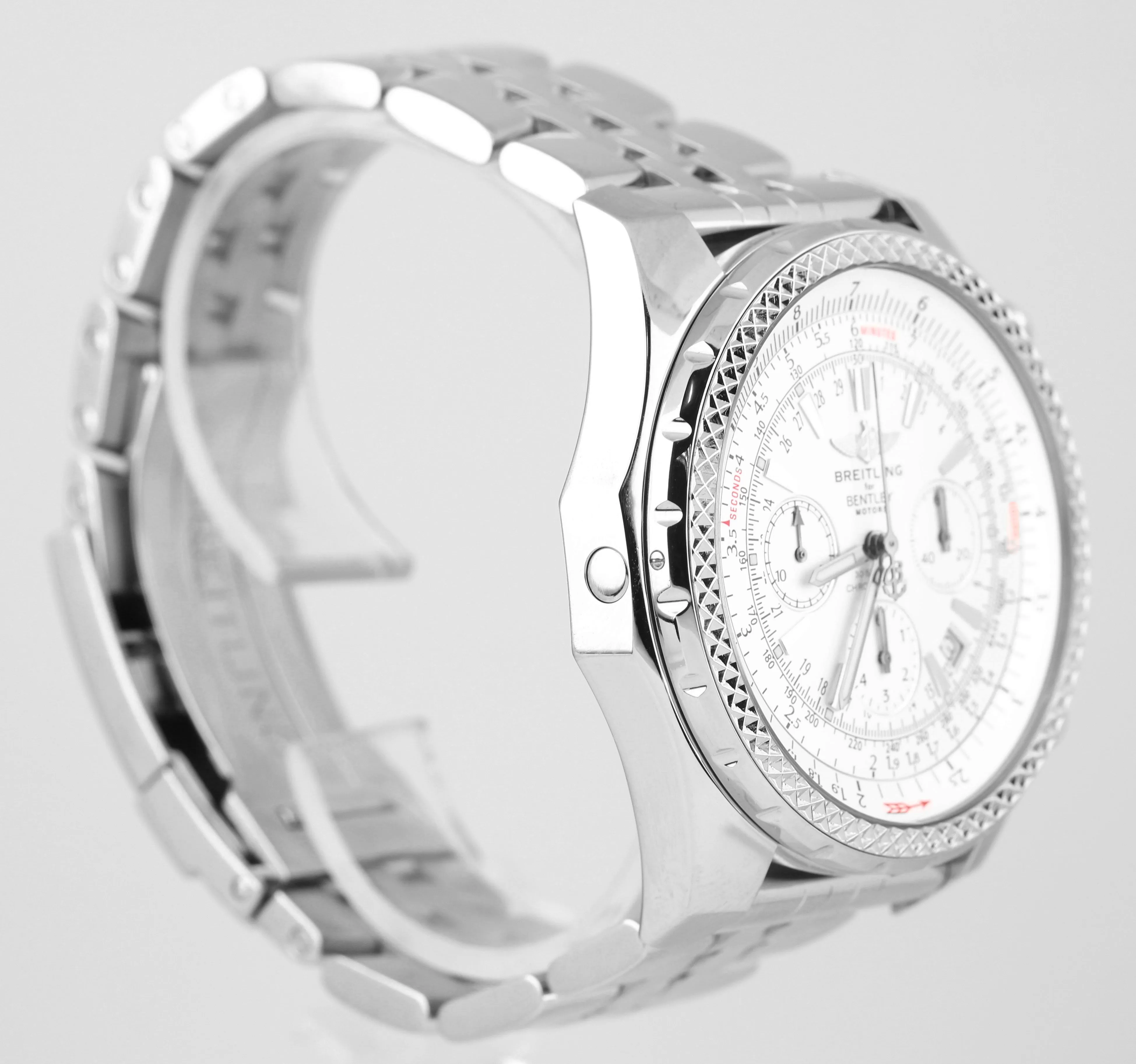 Breitling Bentley Chronograph Special Edition 48mm White A25362 Stainless Watch